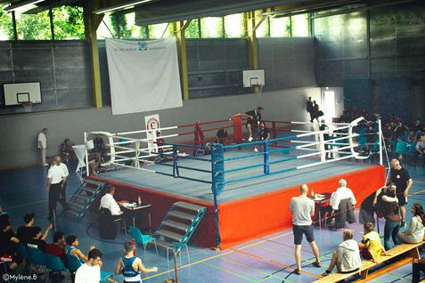 Boxring von oben Boxring von oben