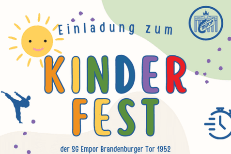 Kindersportfest 2026 Kindersportfest am 04. Juli 2026