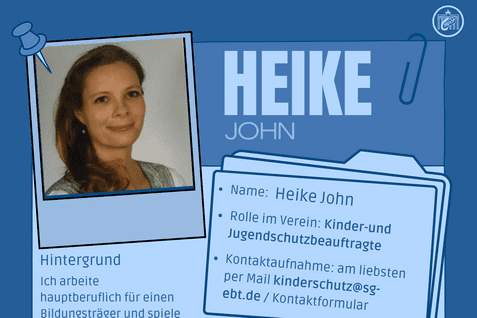 Steckbrief Heike John Steckbrief der Kinderschutzbeauftragten Heike John