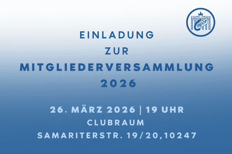 Einladung zur Mitgliederversammlung 2026 Einladung zur Mitgliederversammlung 2026